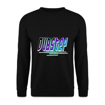 Dubstep - Unisex Sweatshirt - black - Front - Alina (178cm) & Michal (187cm)