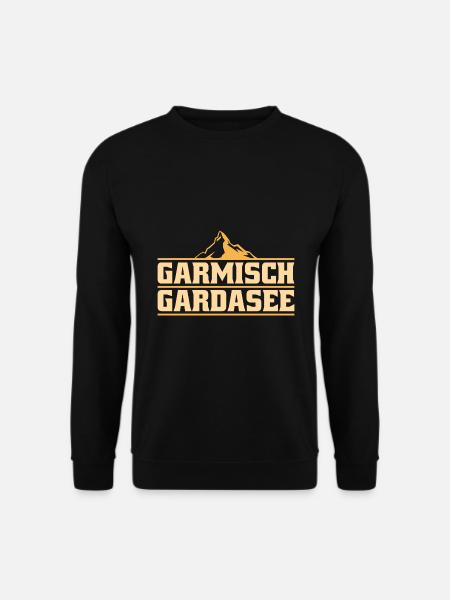 Alpenüberquerung Garmisch Gardasee - Unisex Pullover - Schwarz