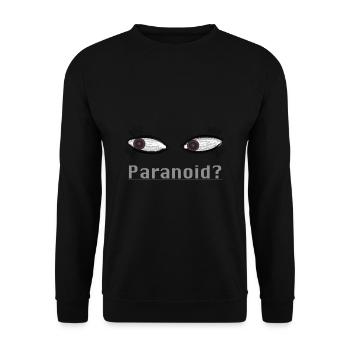 Paranoid - Unisex Pullover - Schwarz - Vorne - Alina (178cm) & Michal (187cm)