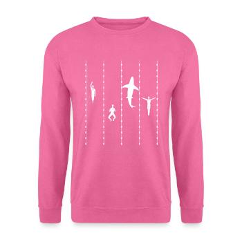 Schwimmen Schwimmer Schwimmbad Meer See Gaschenk - Unisex Pullover - Pink - Vorne