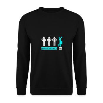Diving Dive Diver ScubaDiving Cadeau de sports nautiques - Sweat-shirt Unisexe - noir - Devant - Alina (178cm) & Michal (187cm)