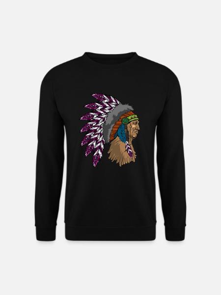 Indian Man Gift - Unisex Sweatshirt - black