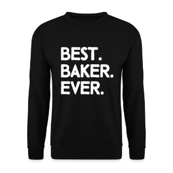 Baker Cool Baking Funny Dread Bake Perfect Gift - Sweat-shirt Unisexe - noir - Devant - Alina (178cm) & Michal (187cm)