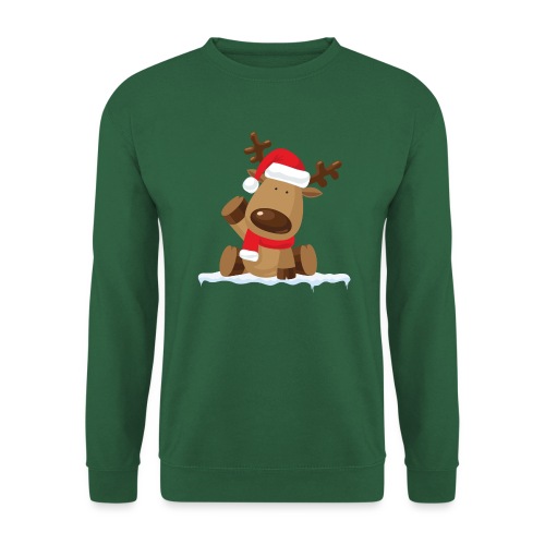Reindeer on Ice - Unisex Pullover