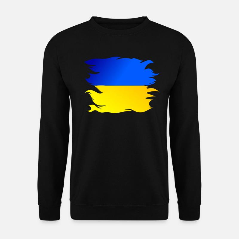 Drapeau de l’Ukraine Drapeau - Sweat-shirt Unisexe - noir
