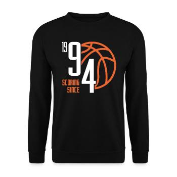 29. Geburtstag Basketball 29 Jahre Jahrgang 1994 - Unisex Pullover - Schwarz - Vorne - Alina (178cm) & Michal (187cm)