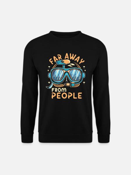 Tauchen - Unisex Pullover - Schwarz