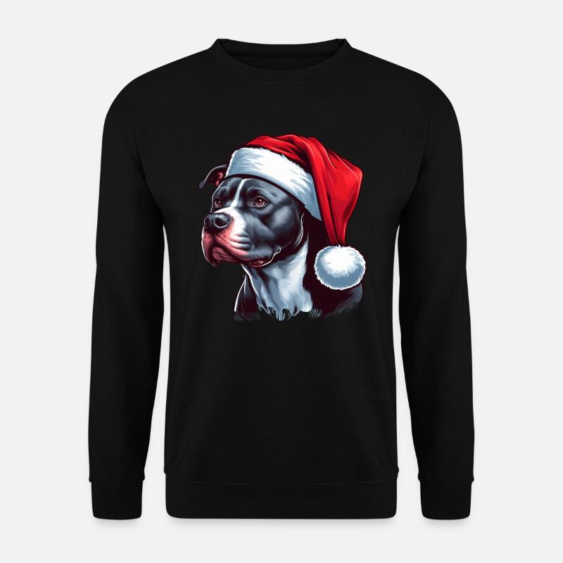 Niedliche Pitbull Geschenke - Unisex Pullover - Schwarz