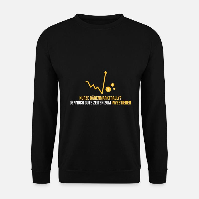 kurze Bärenmarktrally? - Unisex Pullover - Schwarz