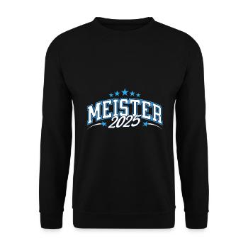 Meister 2025 - Unisex Pullover - Schwarz - Vorne - Alina (178cm) & Michal (187cm)