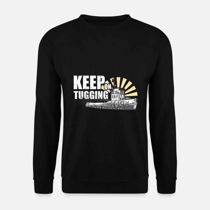 Schlepper Schleppboot Tug Life - Unisex Pullover - Schwarz