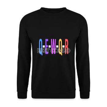 meilleure combinaison: Q - E - W - Q - R - Sweat-shirt Unisexe - noir - Devant - Alina (178cm) & Michal (187cm)