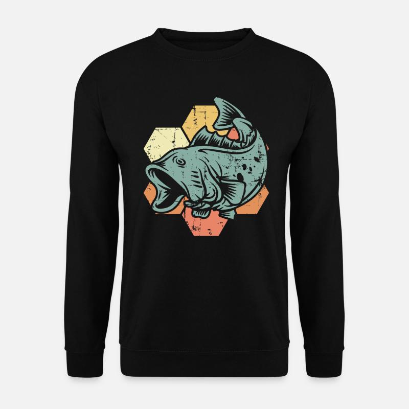 Fische - Unisex Pullover - Schwarz