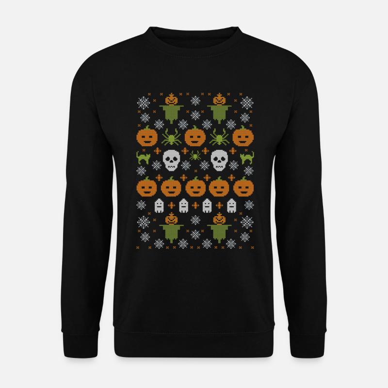 Happy Halloween Hässlich - Unisex Pullover - Schwarz