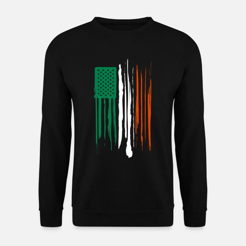 Ireland Flag - Unisex Sweatshirt - black