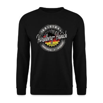 Original Germany Thüringen Hörselberg-Hainich - Unisex Pullover - Schwarz - Vorne - Alina (178cm) & Michal (187cm)