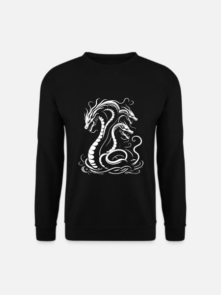 Hydra für den Fan von Fabelwesen und Mythologie - Unisex Pullover - Schwarz