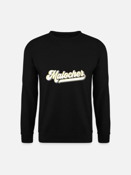 Malocher Arbeiter Worker | Farben änderbar - Unisex Pullover - Schwarz