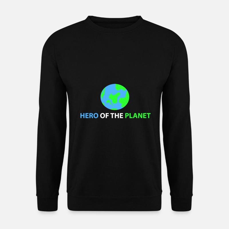 Held des Planeten - Unisex Pullover - Schwarz