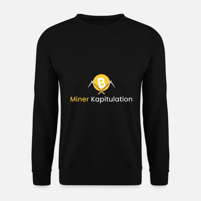 Miner Kapitulation - Unisex Pullover - Schwarz