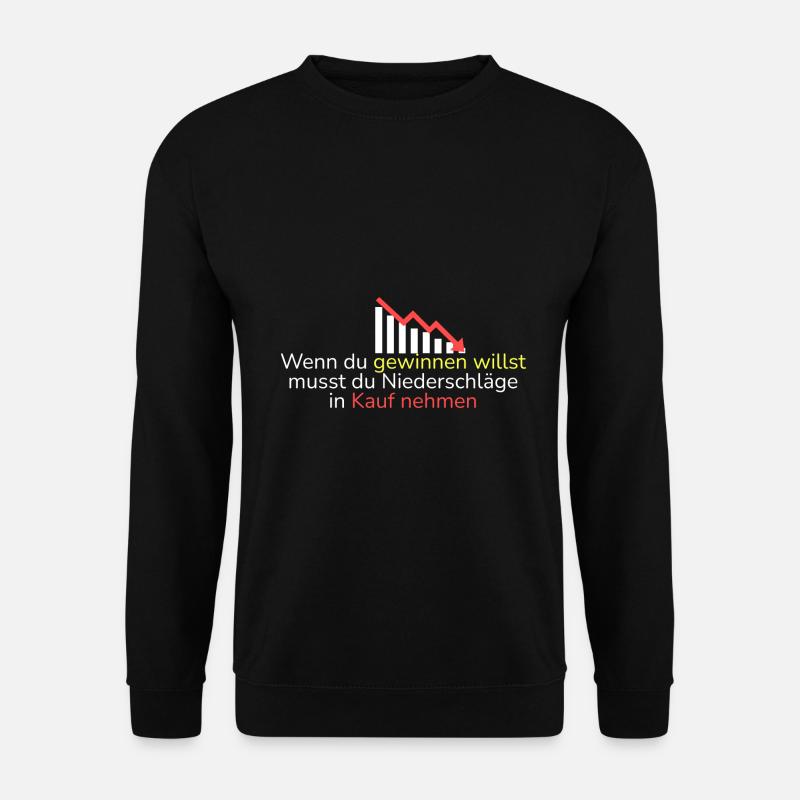 Wenn du gewinnen willst - Unisex Pullover - Schwarz