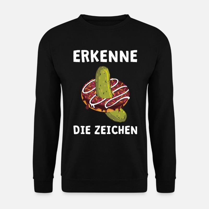 Schwangerschaft Verkünden Verkündung Ankündigung - Unisex Pullover - Schwarz