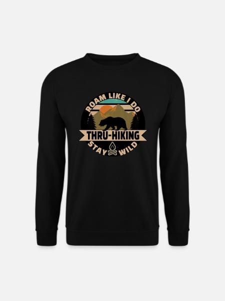 Roam like do Thru Hiking - Unisex Sweatshirt - black