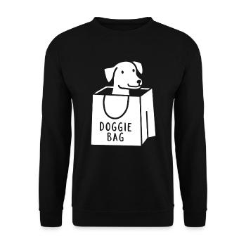 Doggie Bag - Unisex Sweatshirt - black - Front - Alina (178cm) & Michal (187cm)