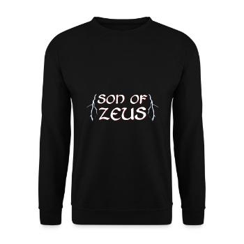 Son of Zeus - Unisex Sweatshirt - black - Front - Alina (178cm) & Michal (187cm)