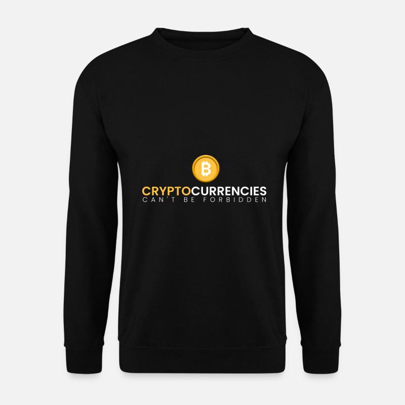 Cryptos cannot be banned - Unisex Sweatshirt - black