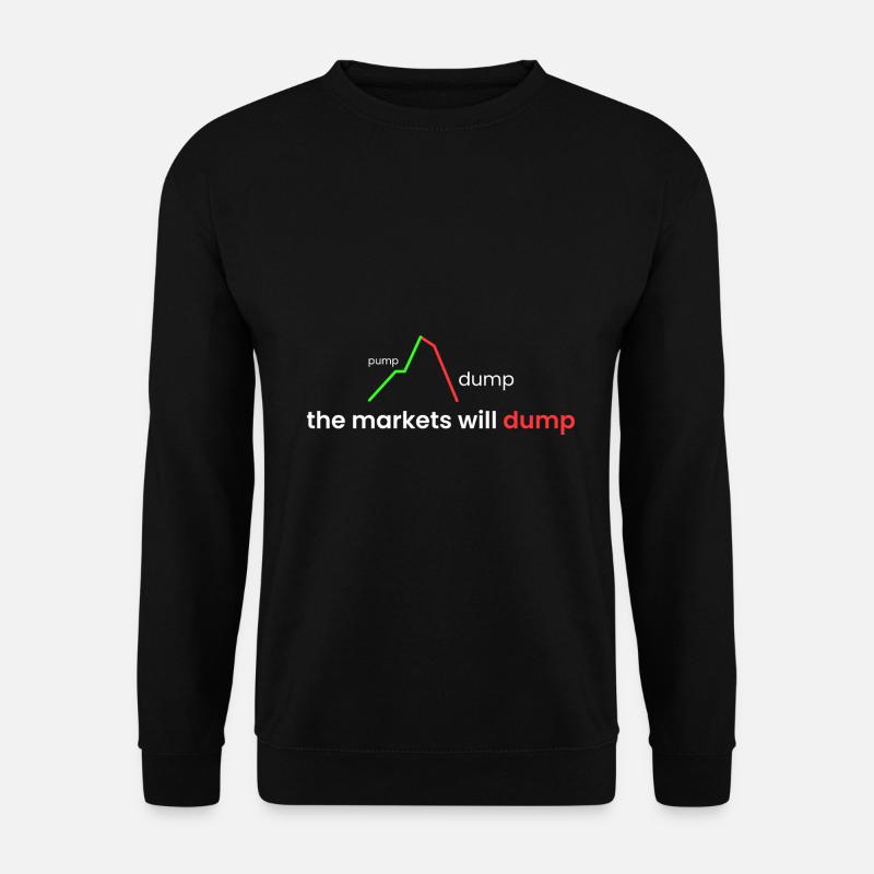 markets will collapse - Unisex Sweatshirt - black