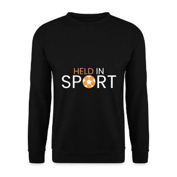 Held in Sport - Unisex Pullover - Schwarz - Vorne - Alina (178cm) & Michal (187cm)