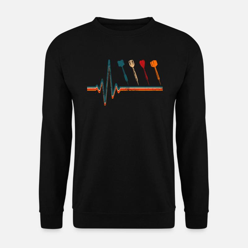Dart Retro Darter Pulse - Unisex Sweatshirt - black