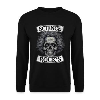 Roches scientifiques - Sweat-shirt Unisexe - noir - Devant - Alina (178cm) & Michal (187cm)