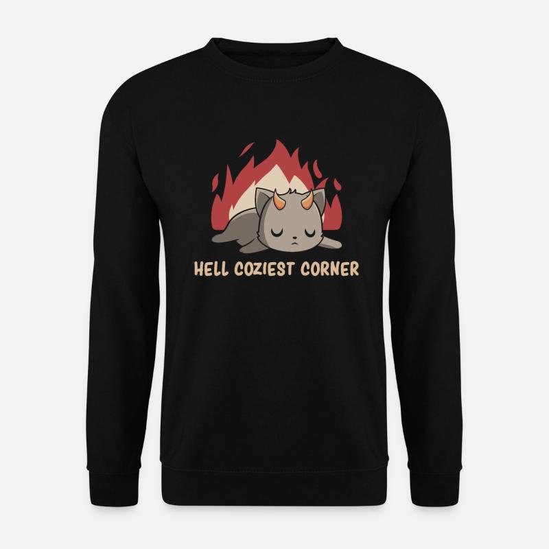Humor - Dark Humor - Evil Humor - Satan Humor - Unisex Pullover - Schwarz
