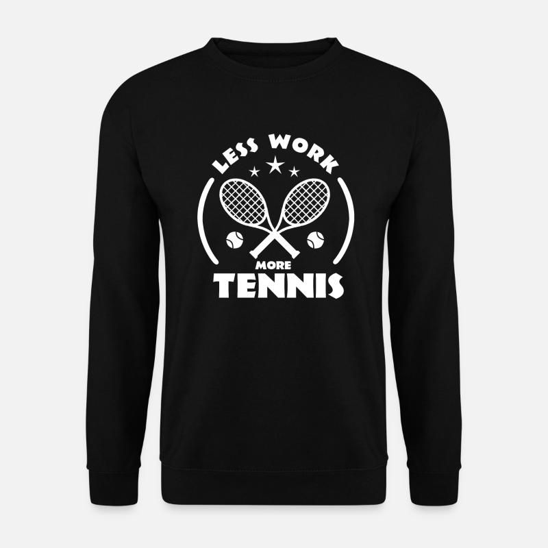 Tennis - Unisex Pullover - Schwarz