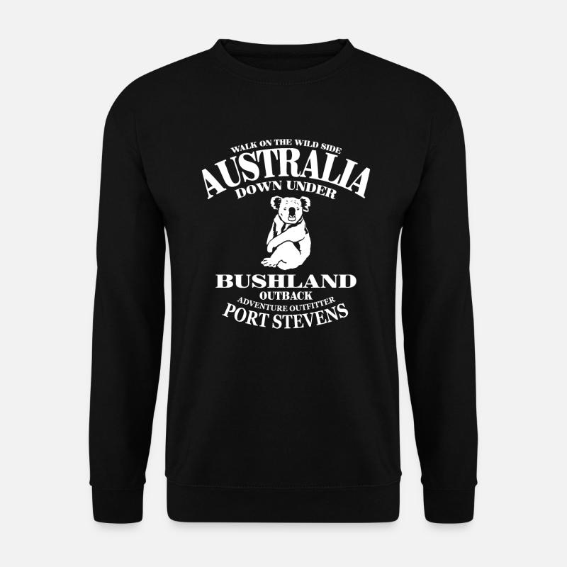 Koala - Australia - Australien - Unisex Pullover - Schwarz
