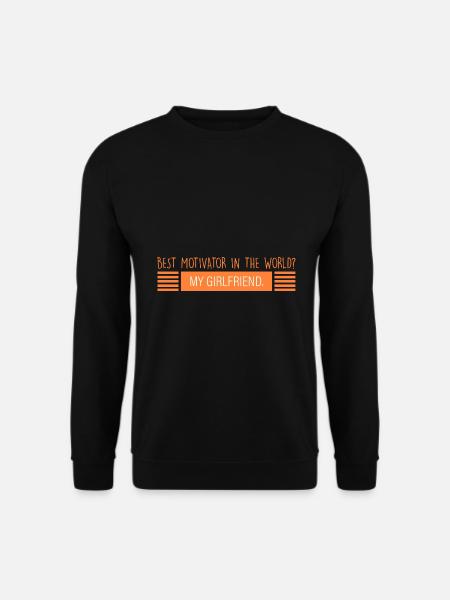 Girlfriend: Best Motivator - Unisex Sweatshirt - black