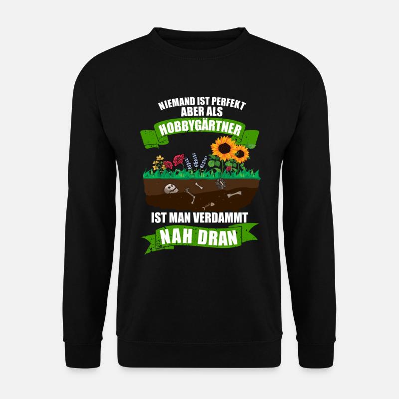Hobbygärtner - Unisex Pullover - Schwarz