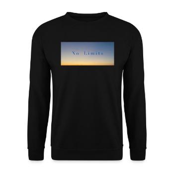Sonnenuntergang Himmel - Unisex Pullover - Schwarz - Vorne - Alina (178cm) & Michal (187cm)