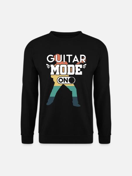 Guitar Saying Mode - Sweat-shirt Unisexe - noir