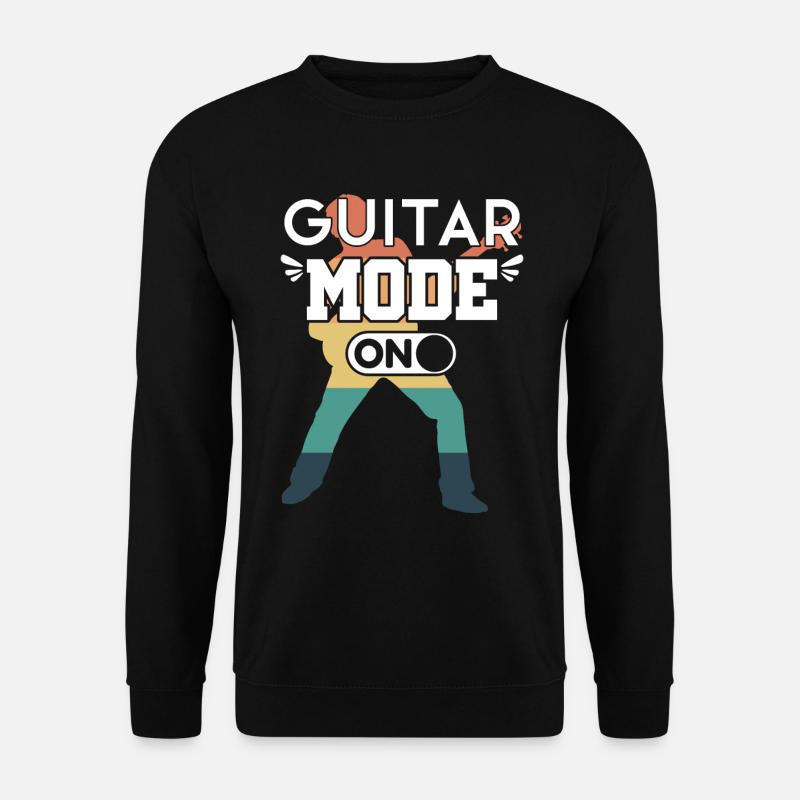 Guitar Saying Mode - Unisex Sweatshirt - black