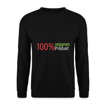 100% veganes Produkt - Unisex Pullover - Schwarz - Vorne - Alina (178cm) & Michal (187cm)