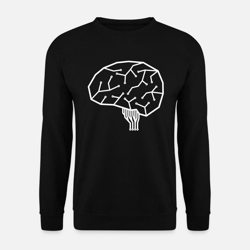 CPU - brain - Unisex Sweatshirt - black