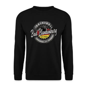 Allemagne d’origine Thuringe Bad Blankenburg - Sweat-shirt Unisexe - noir - Devant - Alina (178cm) & Michal (187cm)