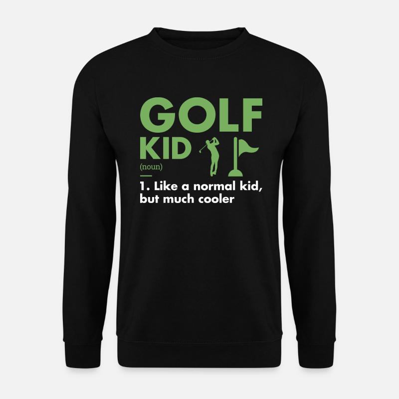Sport Kid Definition Golf - Unisex Pullover - Schwarz