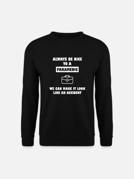 Paramedic Emergency Paramedic Ambulance - Unisex Sweatshirt - black