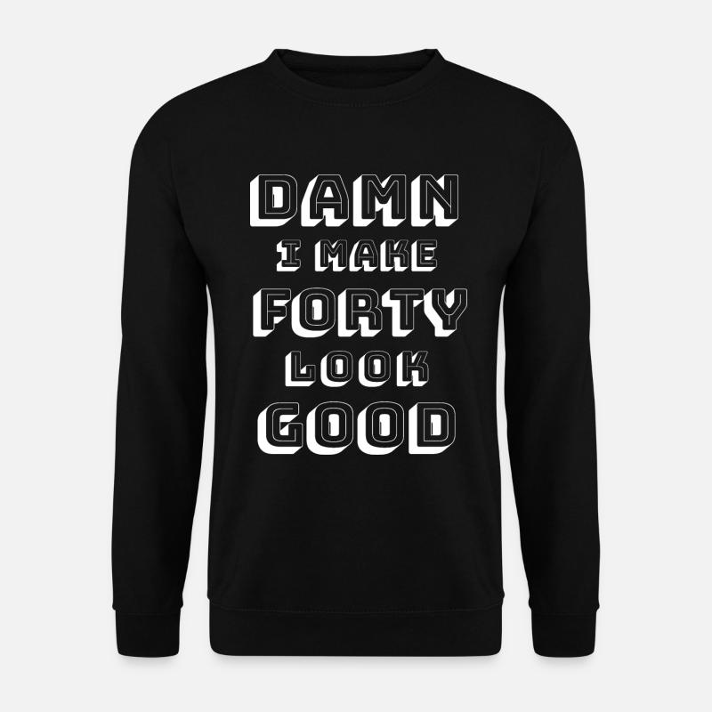 40th birthday - Unisex Sweatshirt - black