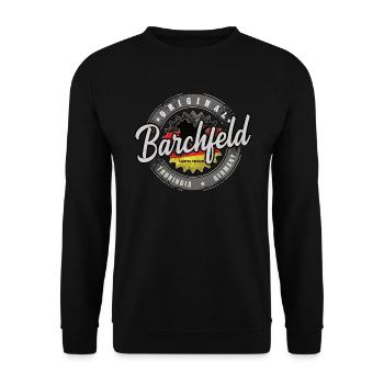 Original Germany Thüringen Barchfeld - Unisex Pullover - Schwarz - Vorne - Alina (178cm) & Michal (187cm)
