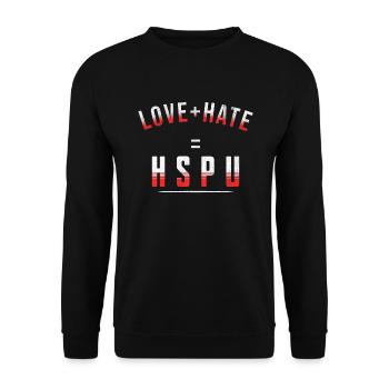 Gift for Sports Workout WOD Bodybuilding Sport - Unisex Sweatshirt - black - Front - Alina (178cm) & Michal (187cm)